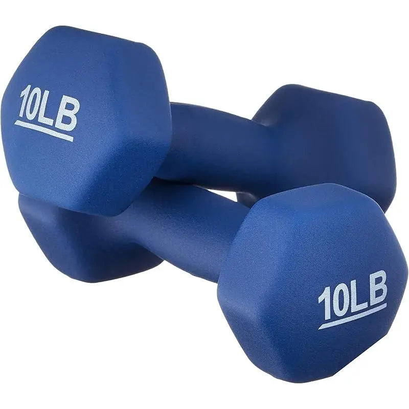 ‌ Neoprene Dumbbell Weights for Home Workouts - Soft Grip Hand Weights for Muscle Training