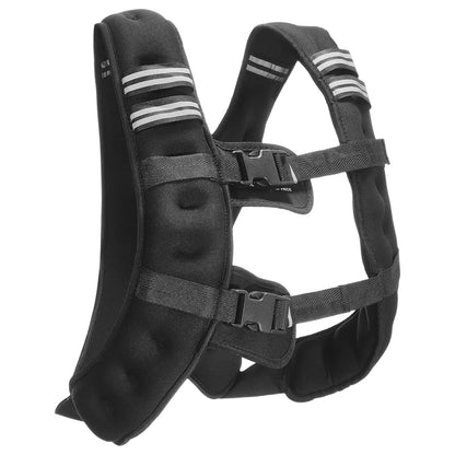 【Summervibes】Vevor Weighted Vest, 12 Lbs Weight Vest with Reflective Stripe, Adjustable Buckle Body Weight Vest for Men Women, Workout Equipment for Strength Training, Running, Jogging, Fitness, and Weight Loss