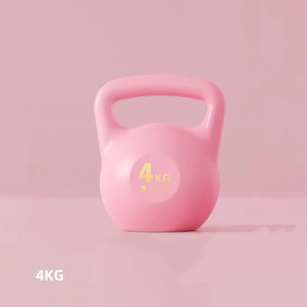 Self-Filling Kettlebell 2KG--8KG Fitness Dumbbells Yoga Safe Strength Kettlebells Butt Training Gym Home Workout Hand Weights Soft Silicone Shell Eco-Friendly
