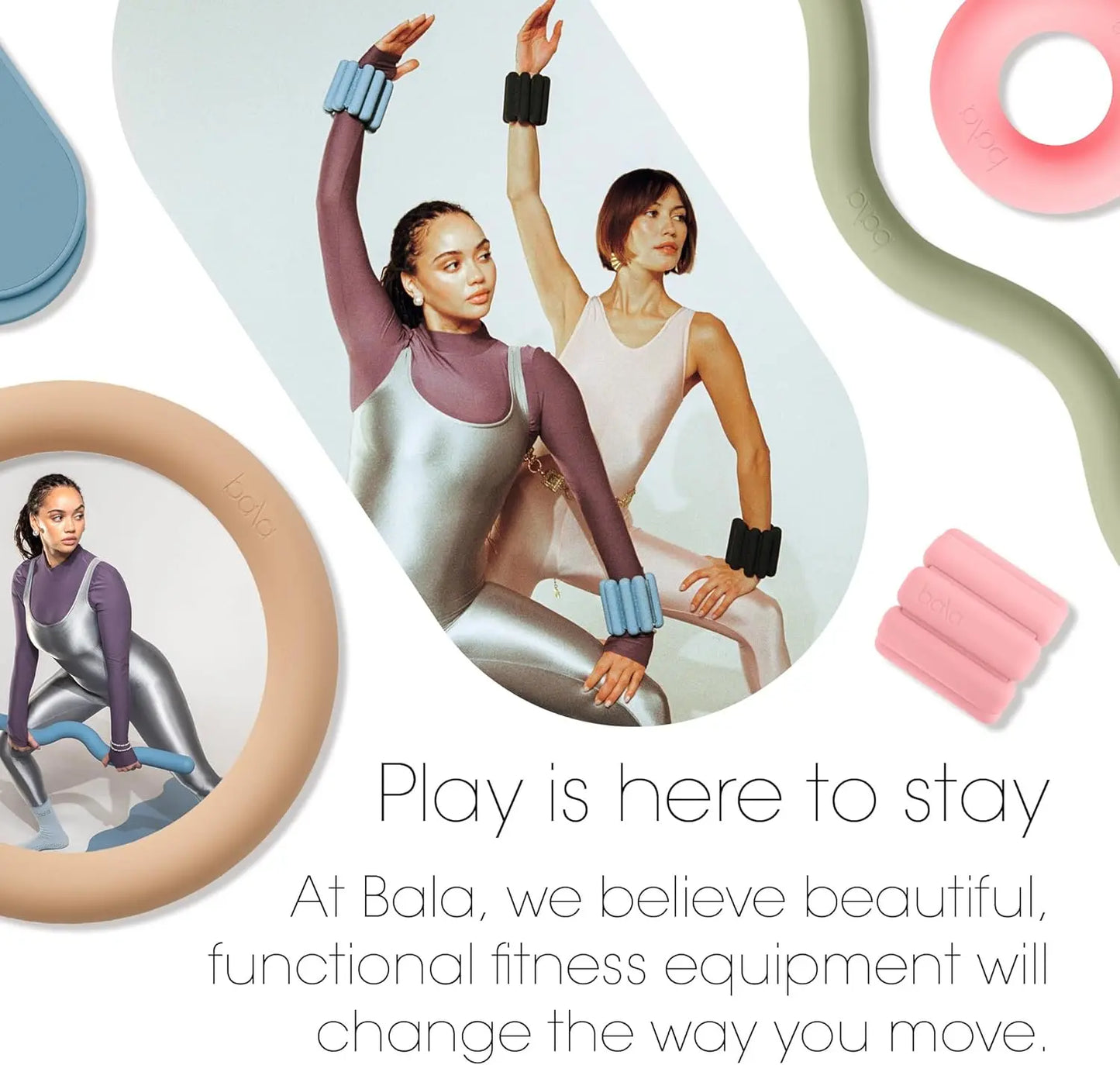 Bala Bangles - Set of 2 Adjustable Wearable Wrist & Ankle Weights