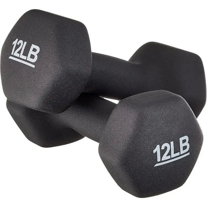 ‌ Neoprene Dumbbell Weights for Home Workouts - Soft Grip Hand Weights for Muscle Training