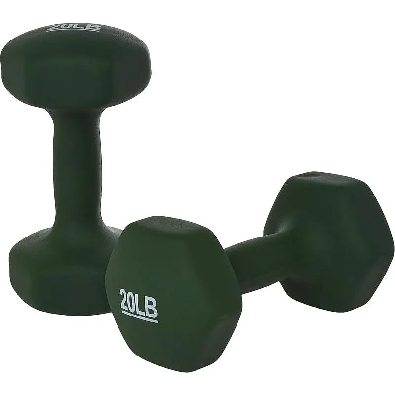 ‌ Neoprene Dumbbell Weights for Home Workouts - Soft Grip Hand Weights for Muscle Training