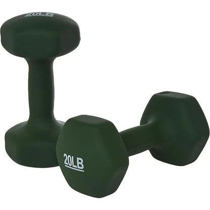 ‌ Neoprene Dumbbell Weights for Home Workouts - Soft Grip Hand Weights for Muscle Training