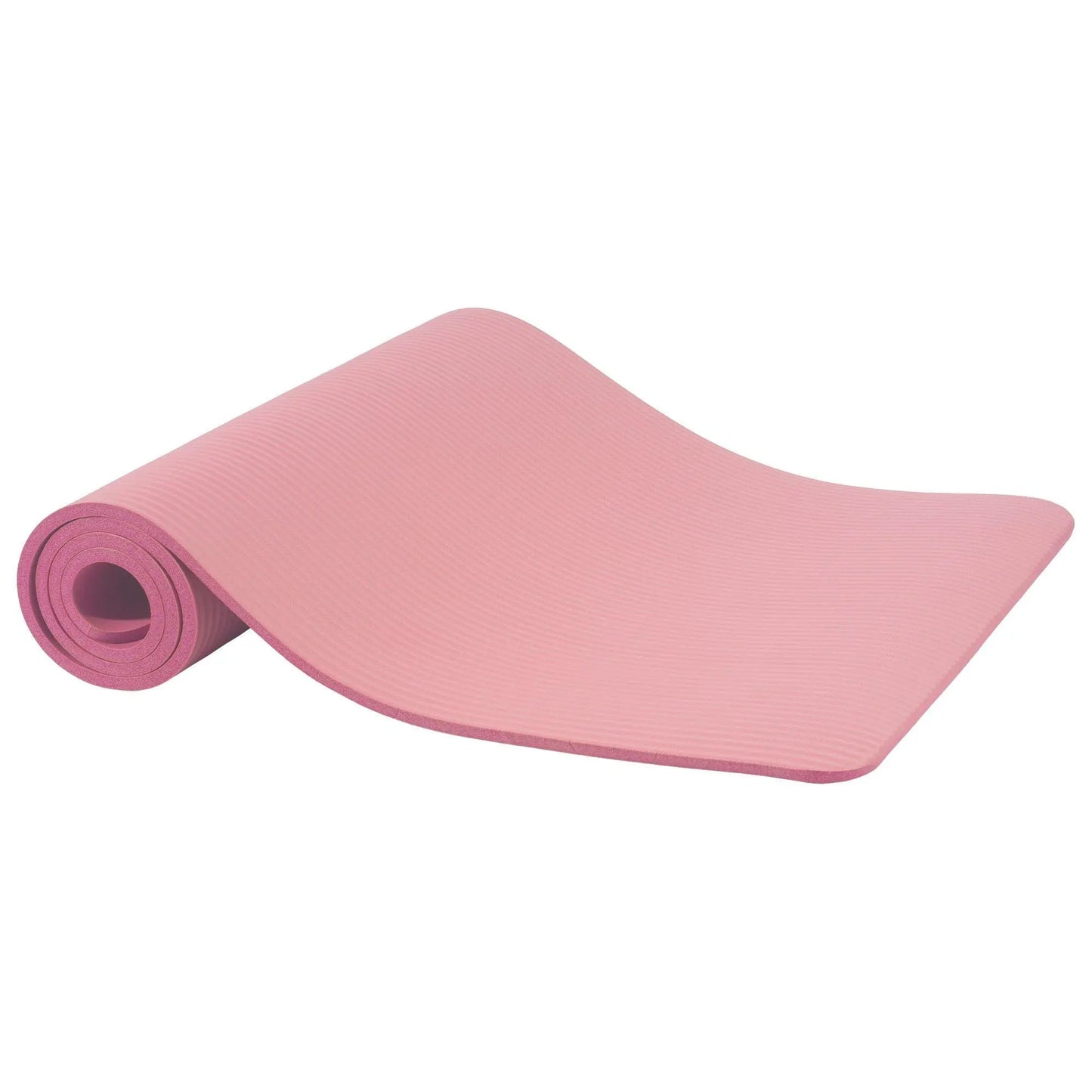 Fitvids 1/2" Thick High Density Exercise Yoga Mat, Carrying Strap, Pale Pink