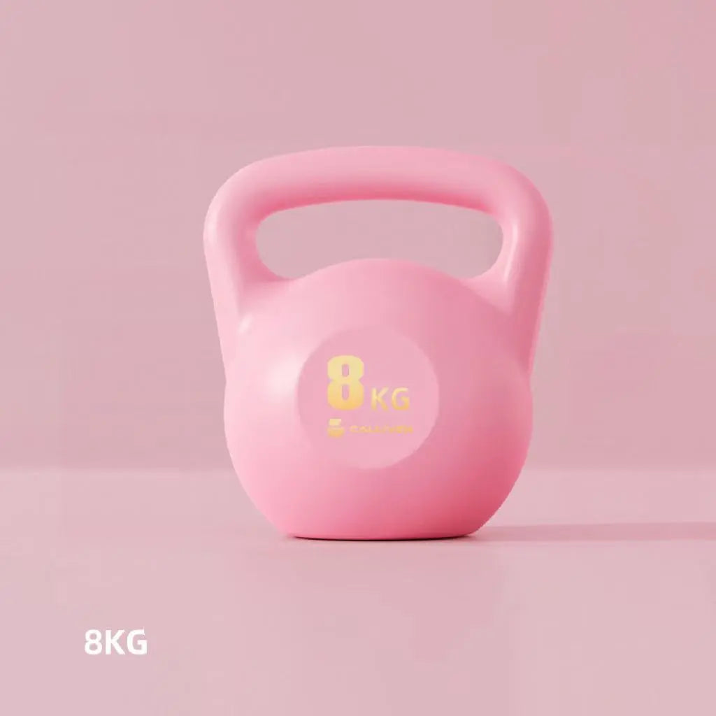 Self-Filling Kettlebell 2KG--8KG Fitness Dumbbells Yoga Safe Strength Kettlebells Butt Training Gym Home Workout Hand Weights Soft Silicone Shell Eco-Friendly