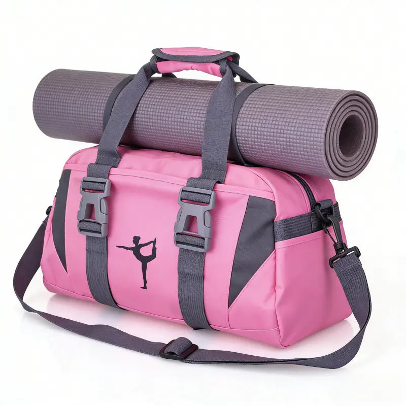 Large Capacity Yoga Gym Backpack, Sports Swimming Travel Bag, Portable Yoga Mat Carrier