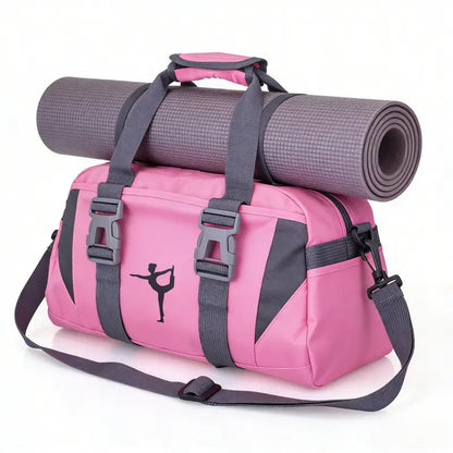 Large Capacity Yoga Gym Backpack, Sports Swimming Travel Bag, Portable Yoga Mat Carrier