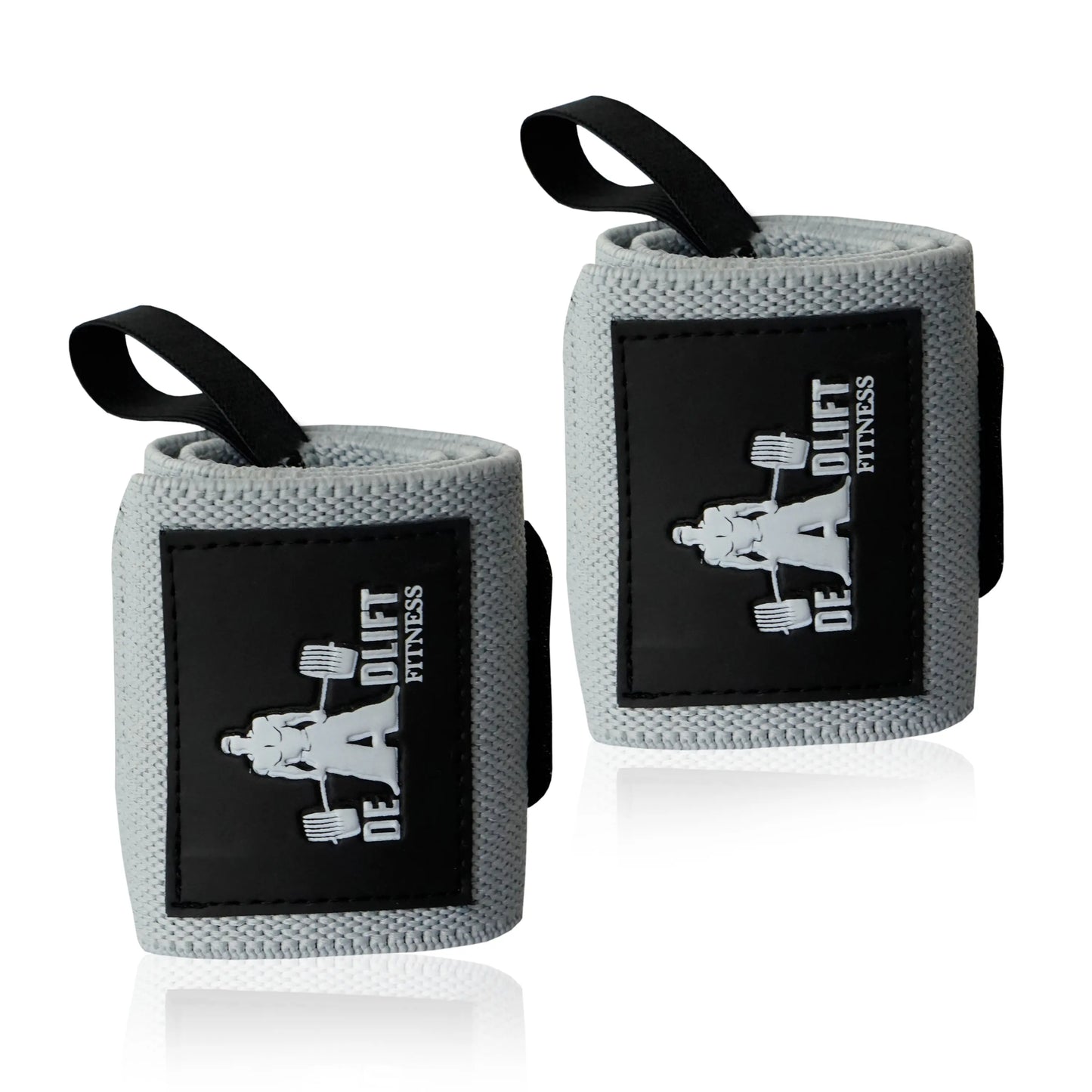 DHABII Premium Gym Lifting Straps and Wrist Wraps BUNDLE- 18" Wrist Wraps and 24" Straps for Weightlifting and Other Gym Workout, Gym Straps