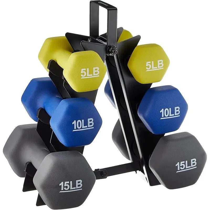 ‌ Neoprene Dumbbell Weights for Home Workouts - Soft Grip Hand Weights for Muscle Training