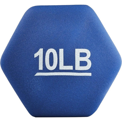 ‌ Neoprene Dumbbell Weights for Home Workouts - Soft Grip Hand Weights for Muscle Training