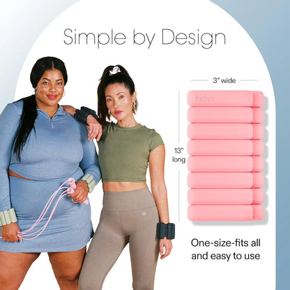 Bala Bangles - Set of 2 Adjustable Wearable Wrist & Ankle Weights