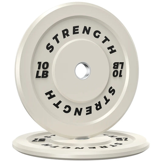 【 Olympic Games Plates】Bearbro Colored Bumper Plates Set, Color Olympic Bumper Plates, High Bounce Bumper Weight Plate with Steel Insert, 2-Inch Universal Fit, Strength Training Weight Lifting Plate for Fitness Workouts