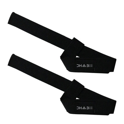 DHABII Lifting Wrist Strap with Silicon Printing - 2.5Mm Neoprene Padding for Wrist Support, Weightlifting Straps Are 25 Inch Long for Complete Grip