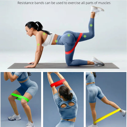 【Tiktokshopblackfriday】Resistance Bands for Working Out, Elastic Pilates Flexbands for Physical Therapy Yoga, Stretch Exercice Loop Bands for Booty Legs Muscle Training Equipment Home Workout