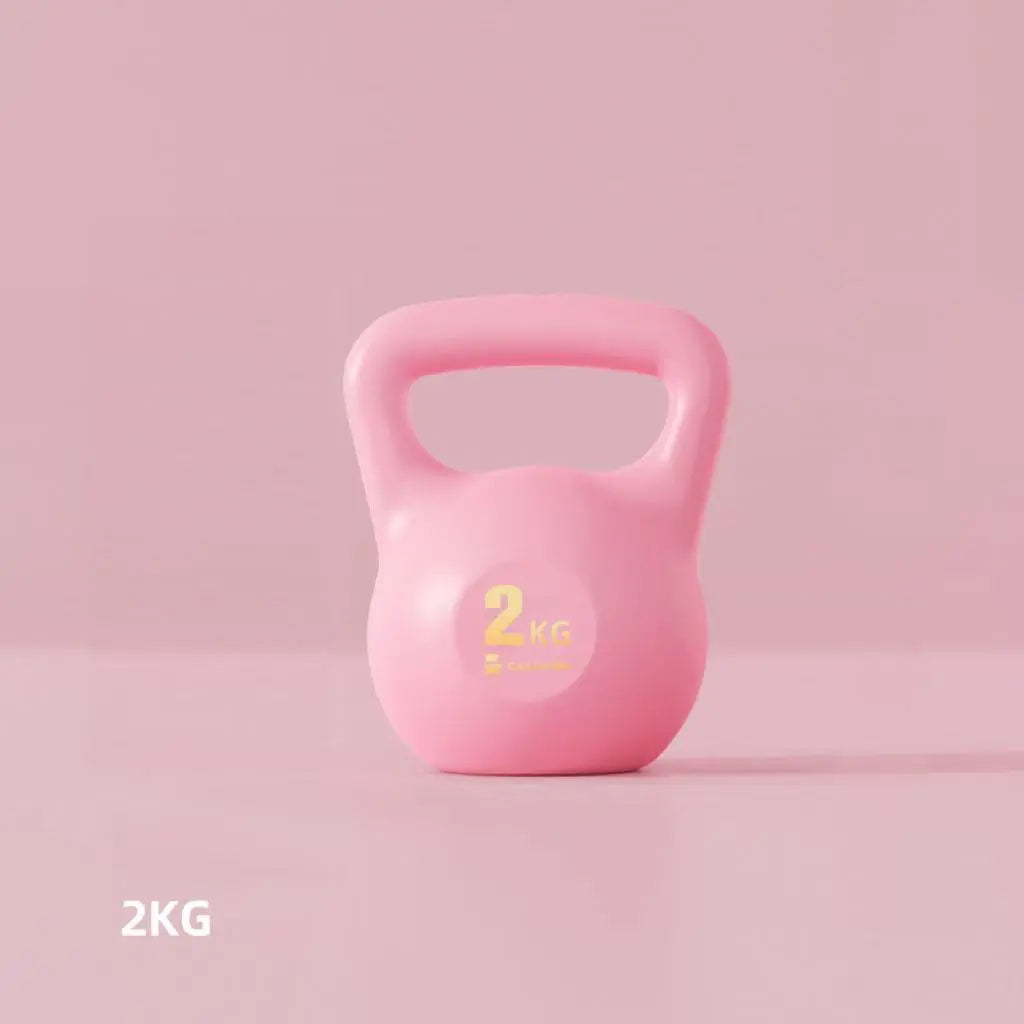 Self-Filling Kettlebell 2KG--8KG Fitness Dumbbells Yoga Safe Strength Kettlebells Butt Training Gym Home Workout Hand Weights Soft Silicone Shell Eco-Friendly