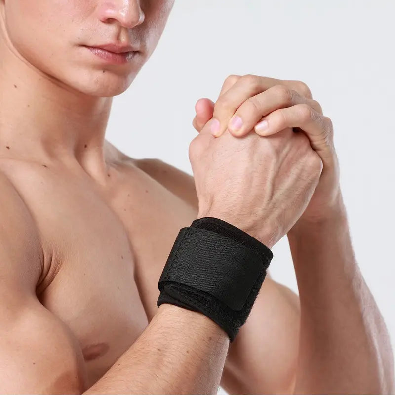 YOKOMA Wristbands Weight Lifting Wrist Wraps Sticky Strap with Elasticity Wraps