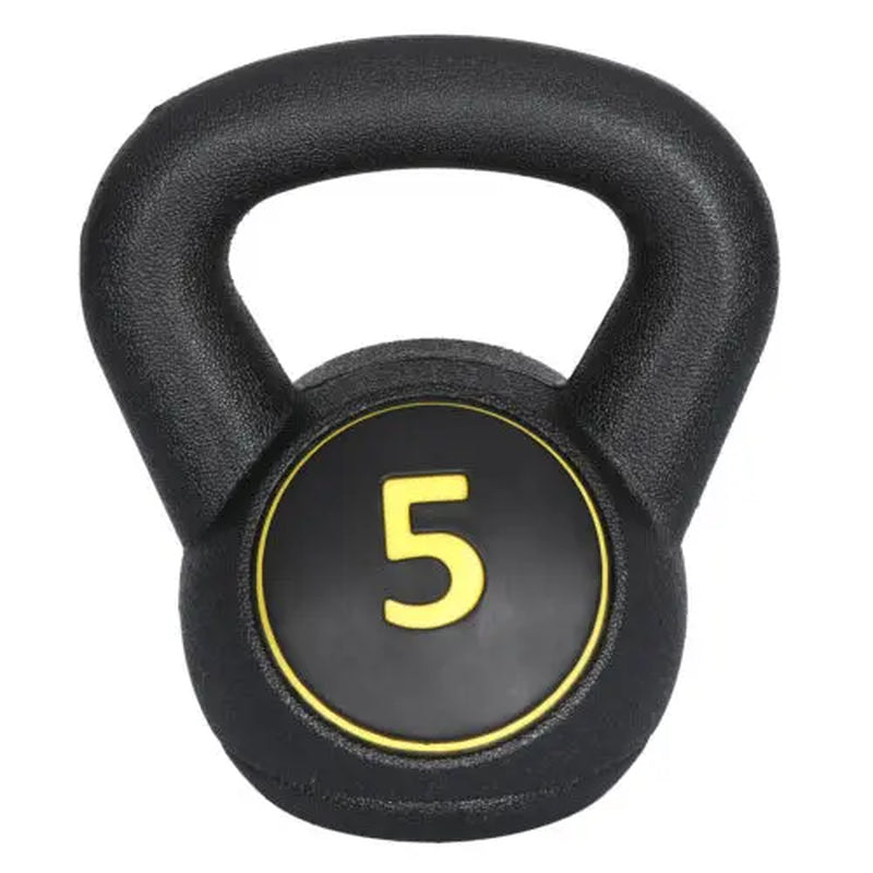 Answer E 3-Piece Kettlebell Set Fitness Strength Training Exercise with Base Home Gym, Home Gym Use, Strength Training Equipment,Summervibes