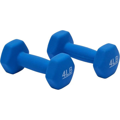 ‌ Neoprene Dumbbell Weights for Home Workouts - Soft Grip Hand Weights for Muscle Training