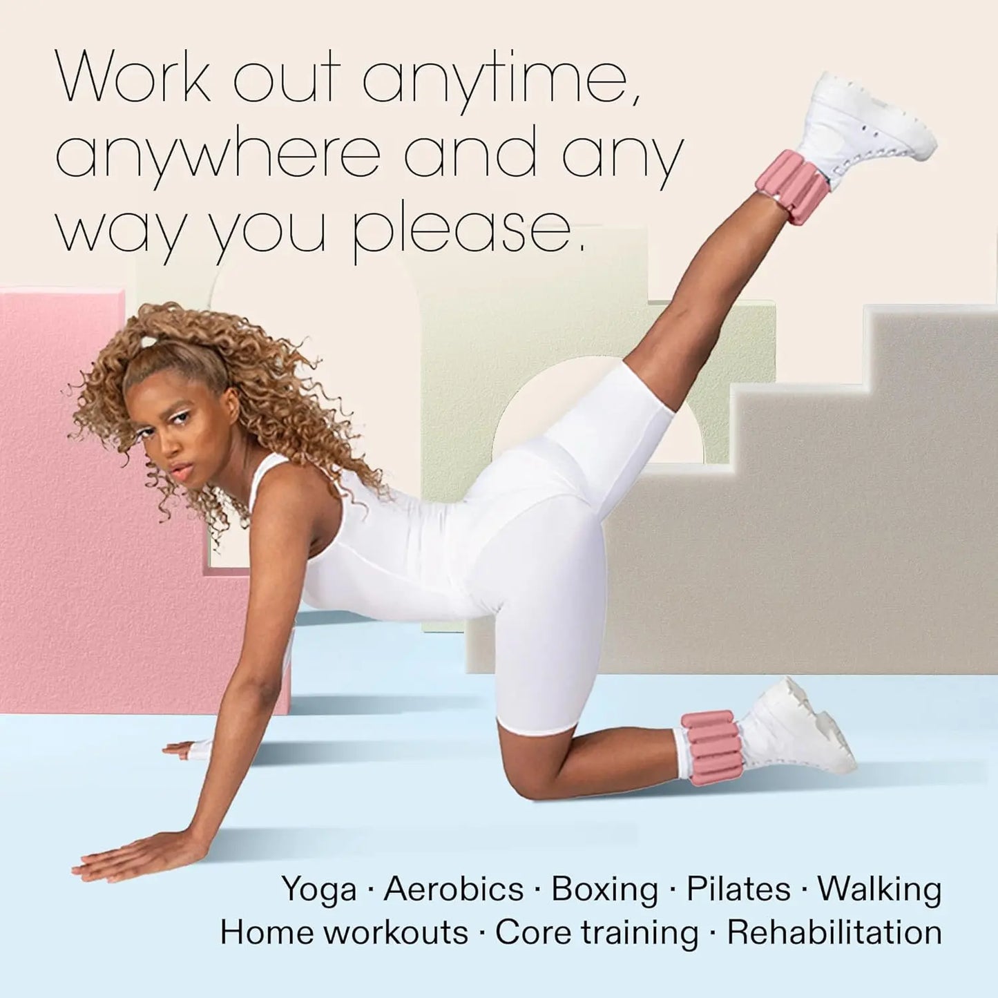 Bala Bangles - Set of 2 Adjustable Wearable Wrist & Ankle Weights