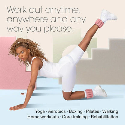 Bala Bangles - Set of 2 Adjustable Wearable Wrist & Ankle Weights
