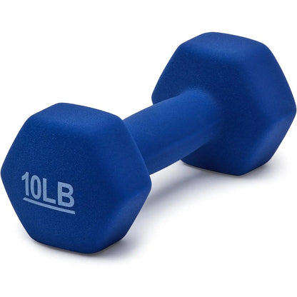 ‌ Neoprene Dumbbell Weights for Home Workouts - Soft Grip Hand Weights for Muscle Training
