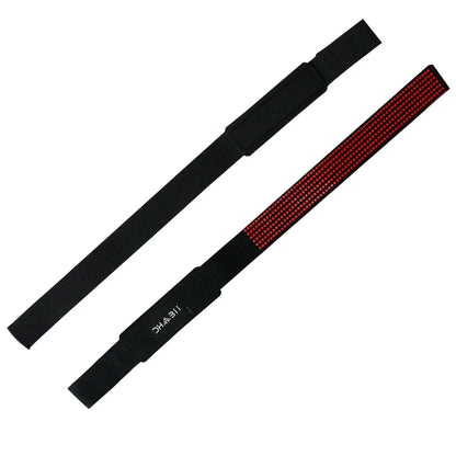 DHABII Lifting Wrist Strap with Silicon Printing - 2.5Mm Neoprene Padding for Wrist Support, Weightlifting Straps Are 25 Inch Long for Complete Grip
